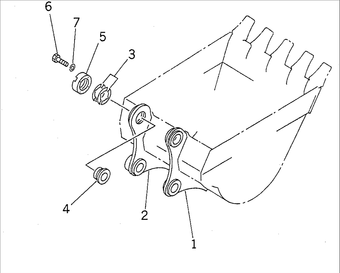 BUCKET BRACKET (WITH ADJUSTER)