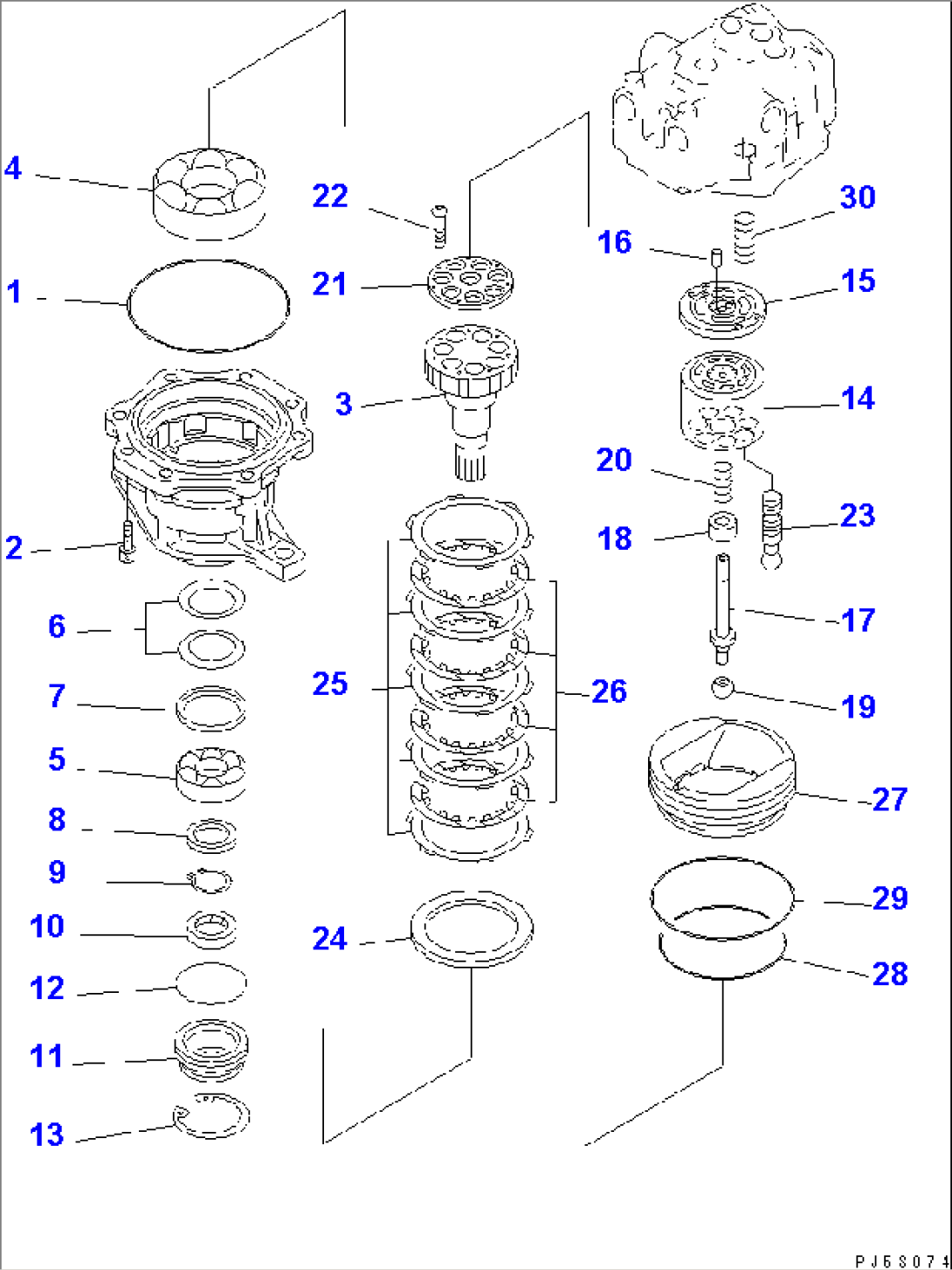 SWING MOTOR (2/3)(#52741-52851)