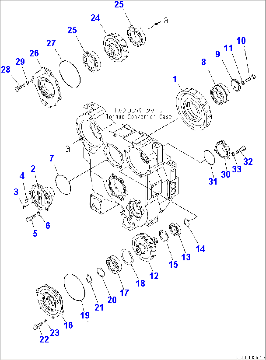 TORQUE CONVERTER (POWER TAKE OFF)(#1201-)
