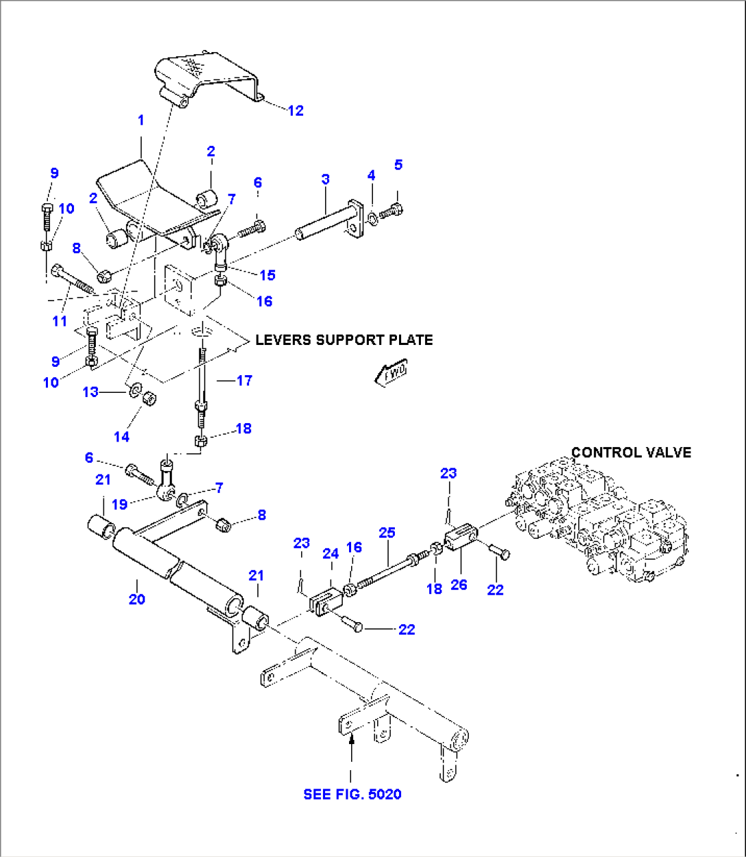 BOOM SWING CONTROL PEDAL