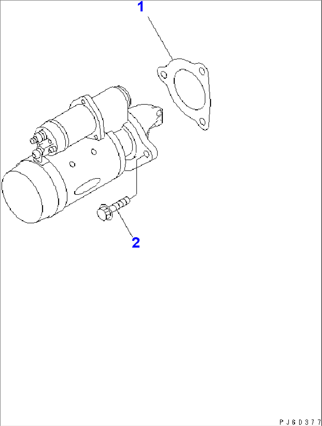 STARTER MOTOR MOUNTING