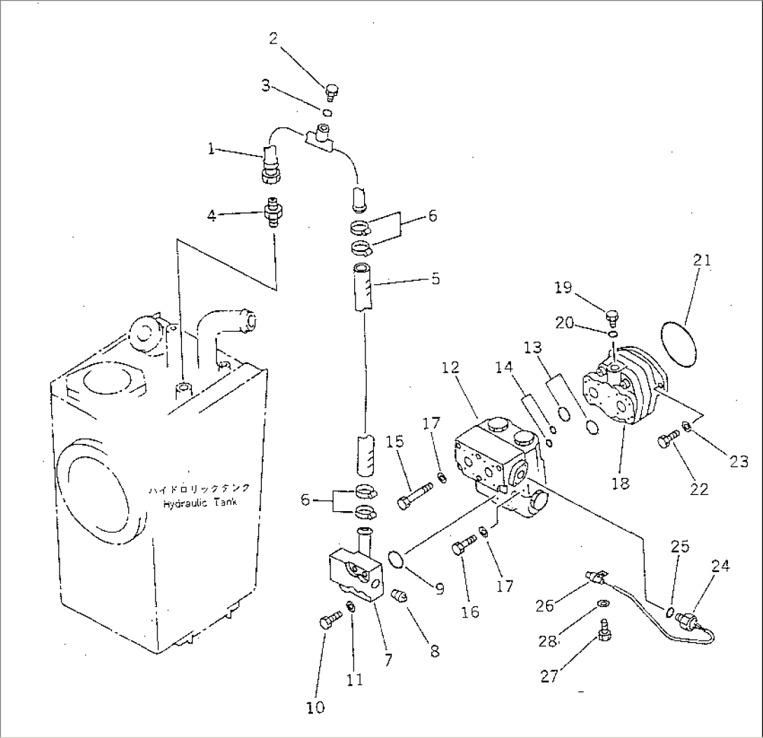 EMERGENCY STEERING PIPING (1/3)(#20001-)