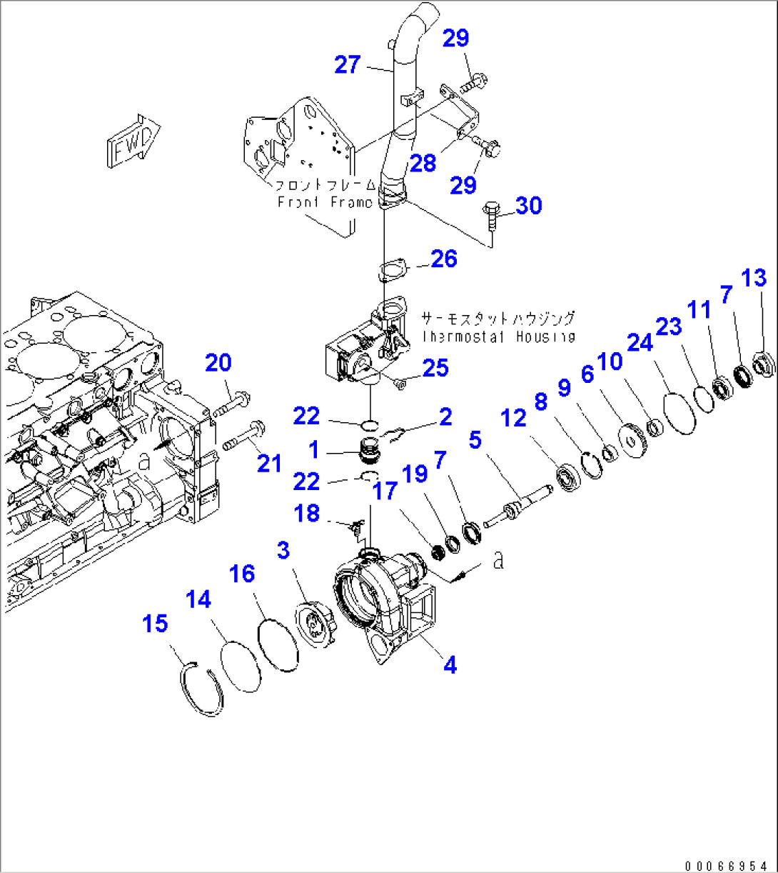 WATER PUMP(#630026-)