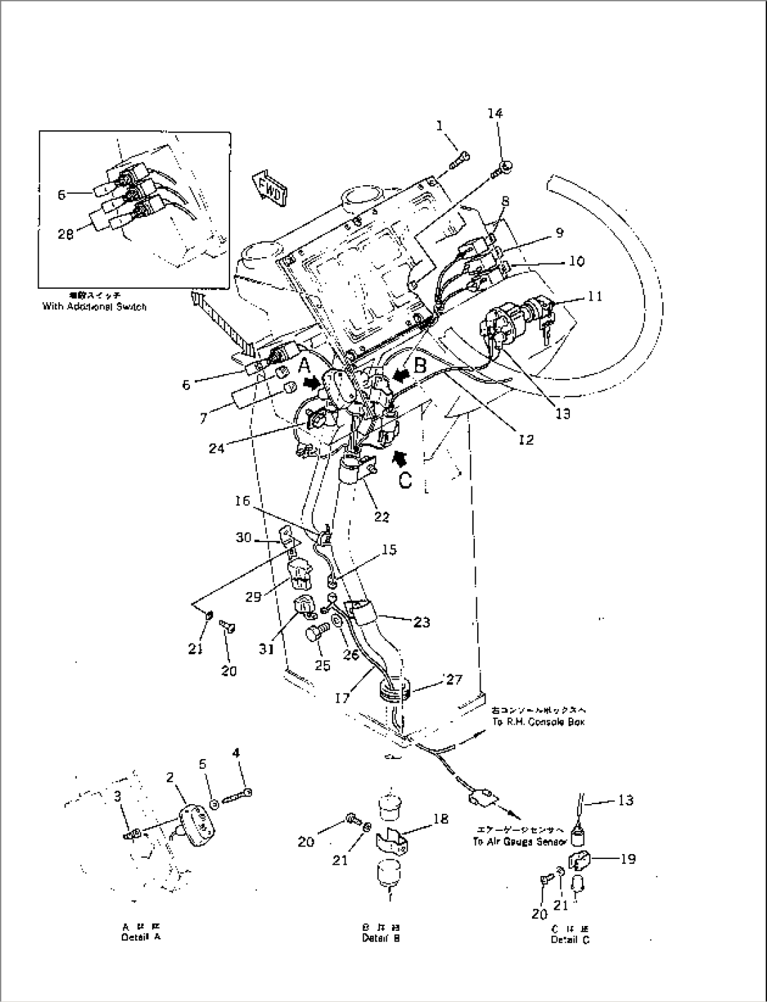 INSTRUMENT PANEL (TBG/ABE SPEC.)