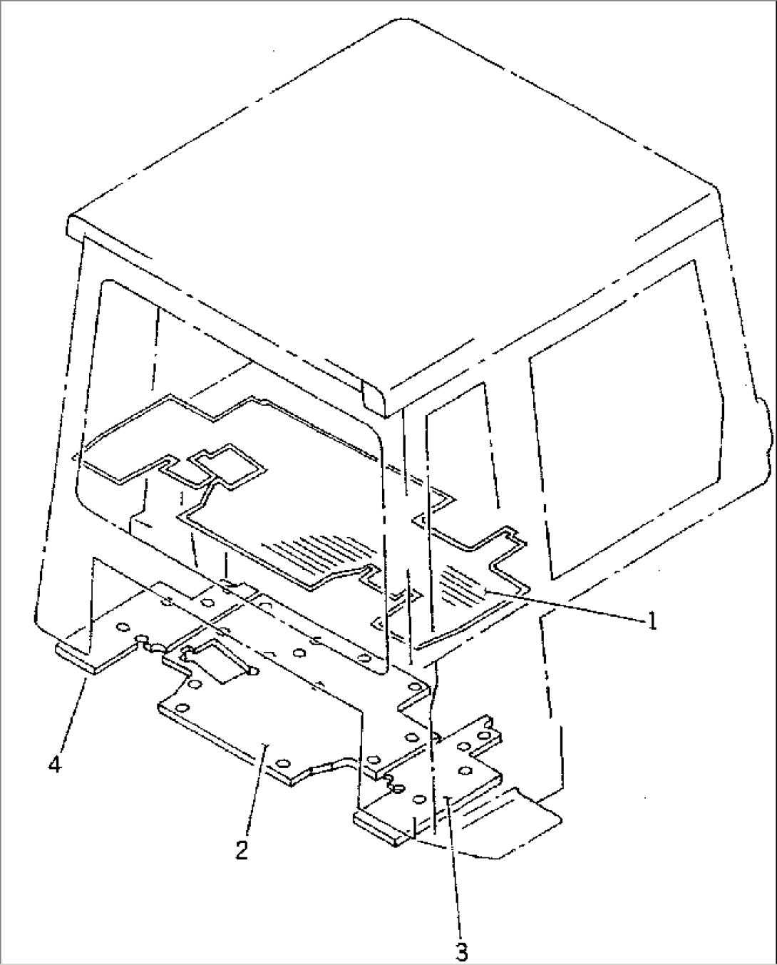 FLOOR MAT (FOR STEEL CAB)(#15001-16448)