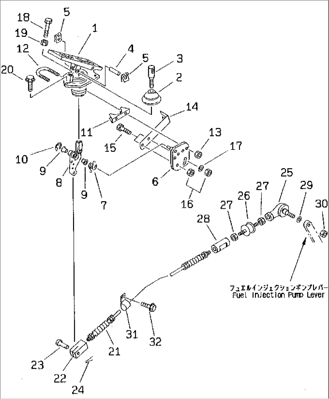 ACCELERATOR PEDAL AND LINKAGE(#50001-)