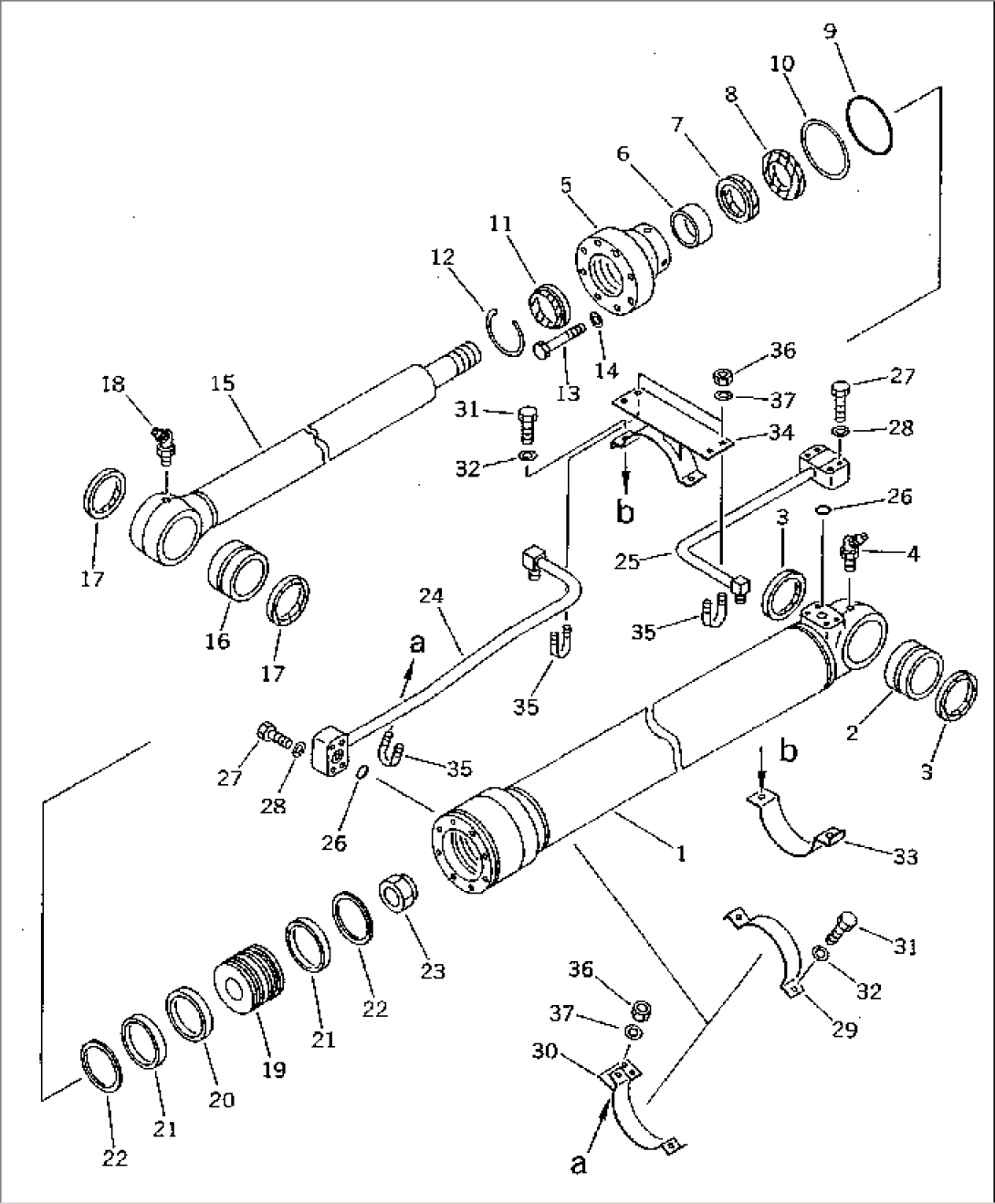 BUCKET CYLINDER(#28001-32401)