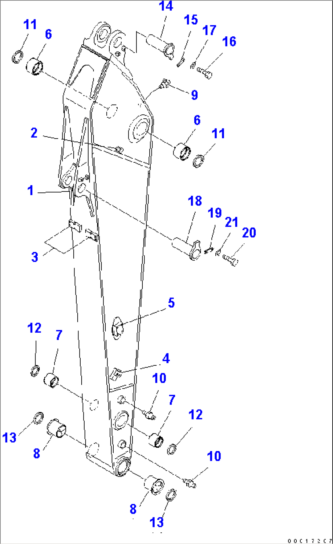 ARM (2.9M) (DEMOLITION SPEC.) (FOR ARM CRANE) (YELLOW)