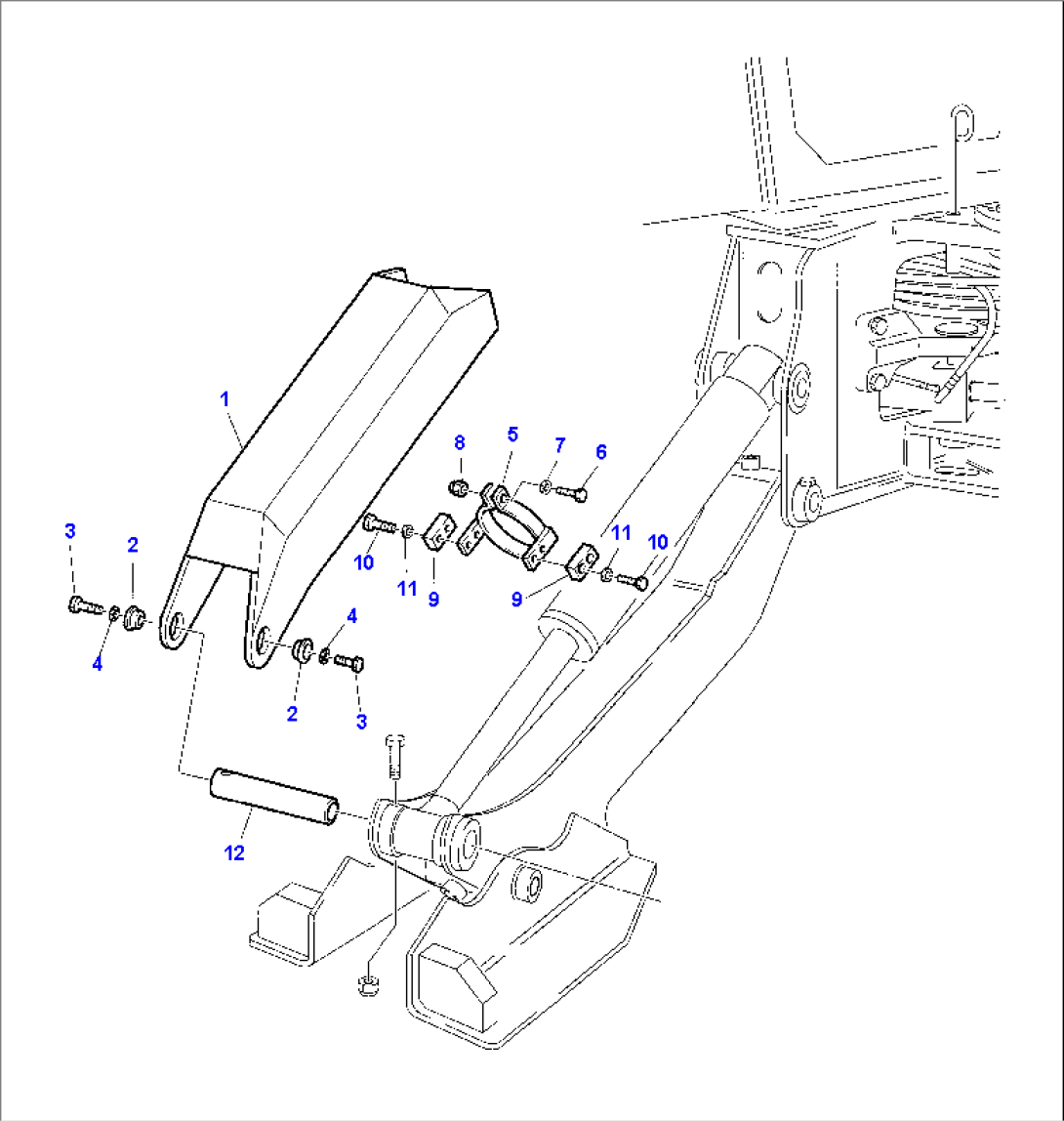 HORIZONTAL OUTRIGGER CYLINDER PROTECTION