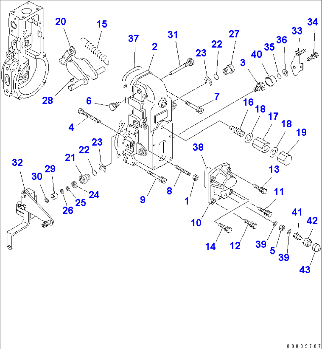 FUEL INJECTION PUMP (GOVERNOR) (3/3) (INNER PARTS)