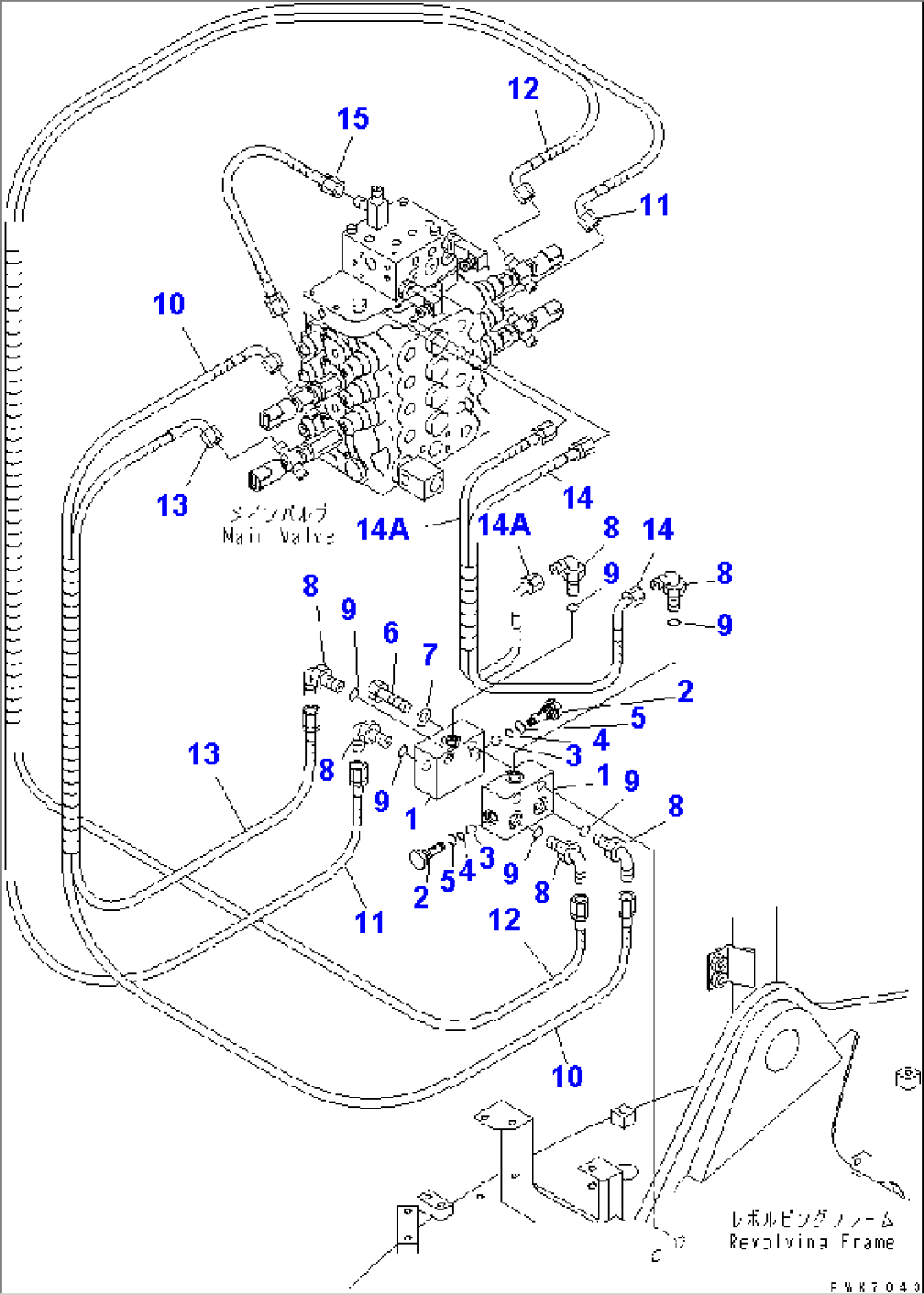 P.P.C. MAIN LINE (UPPER) (FOR MONO BOOM) (3/3)