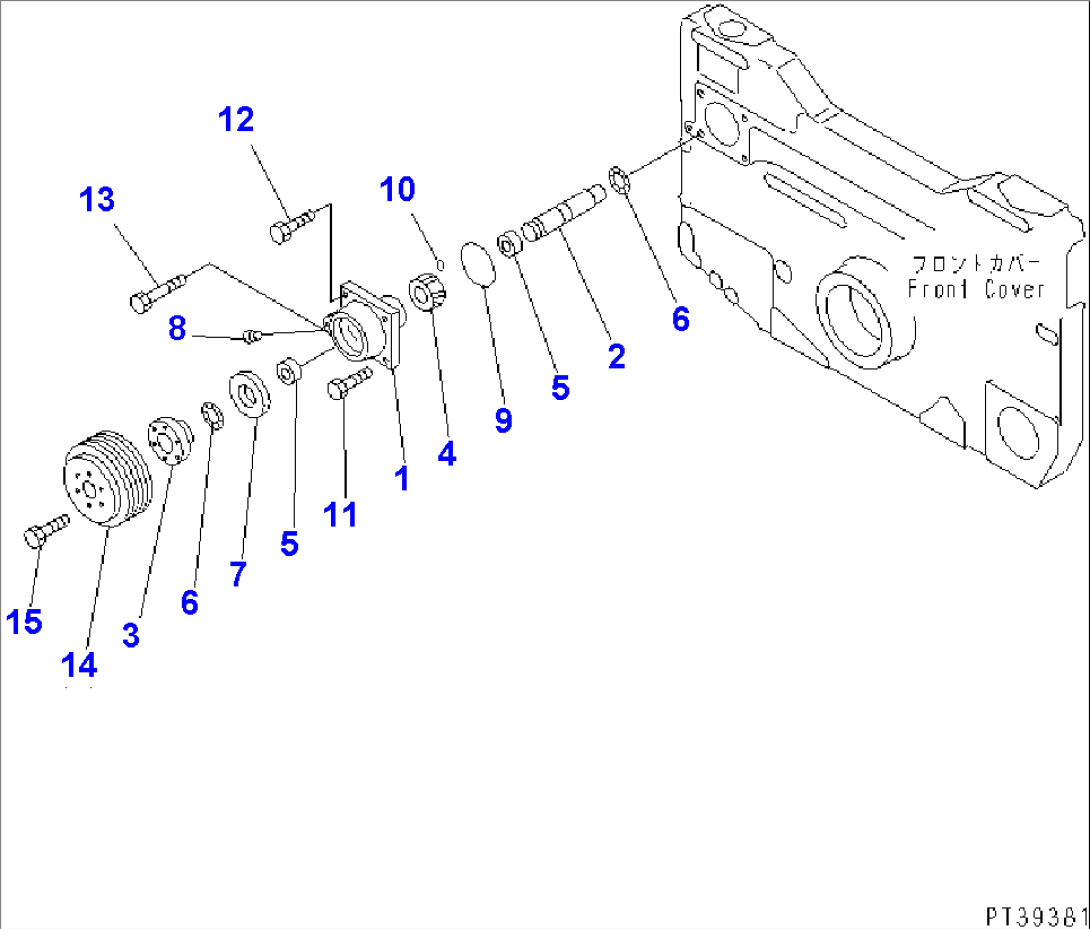 ALTERNATOR DRIVE (FOR 90A ALTERNATOR)(#10001-12102)