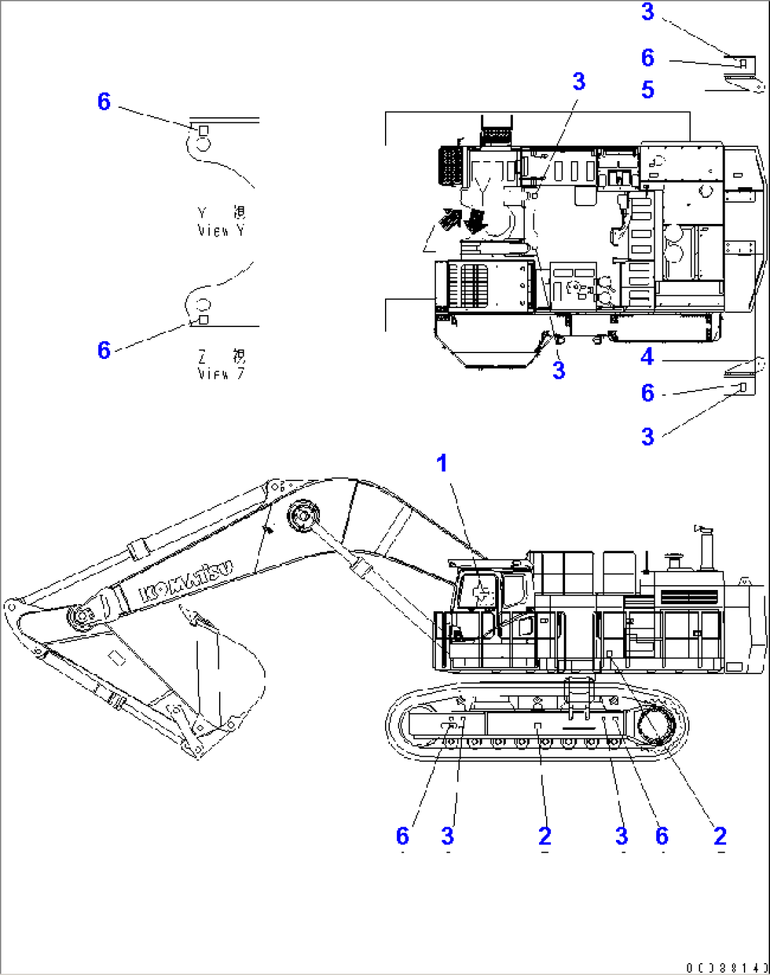 LIFTING POINT DECAL (ENGLISH)(#35001-)