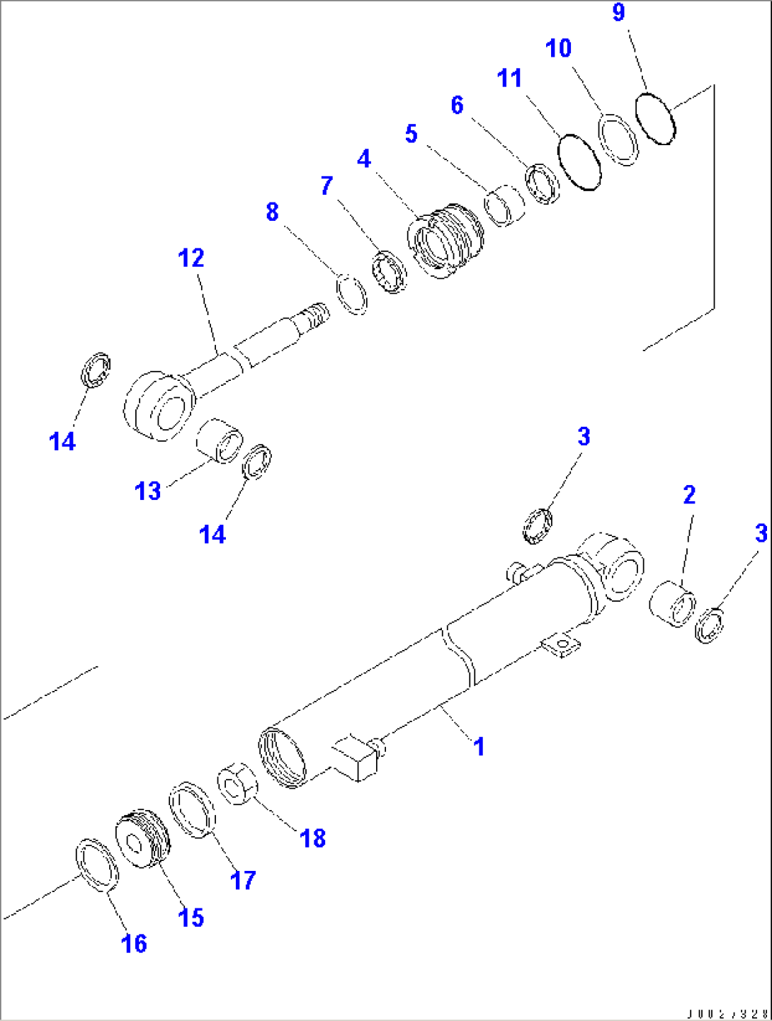 SIDE CONVEYOR CYLINDER(#2001-)