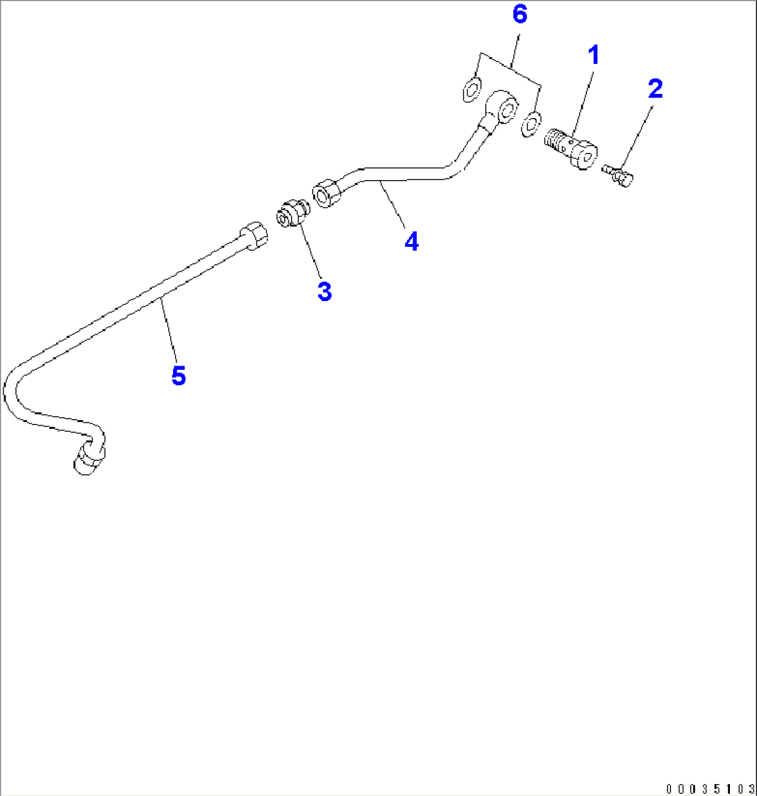 FUEL FILTER PIPING(#21553954-)