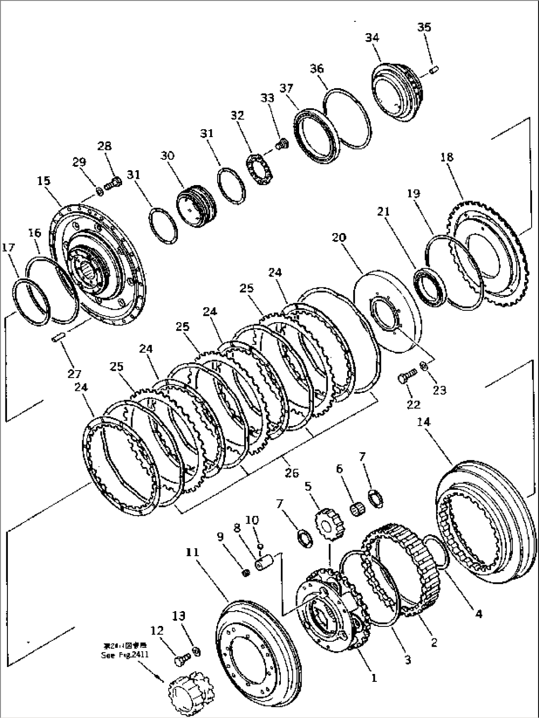 TRANSMISSION (3/7) (LOW CLUTCH)
