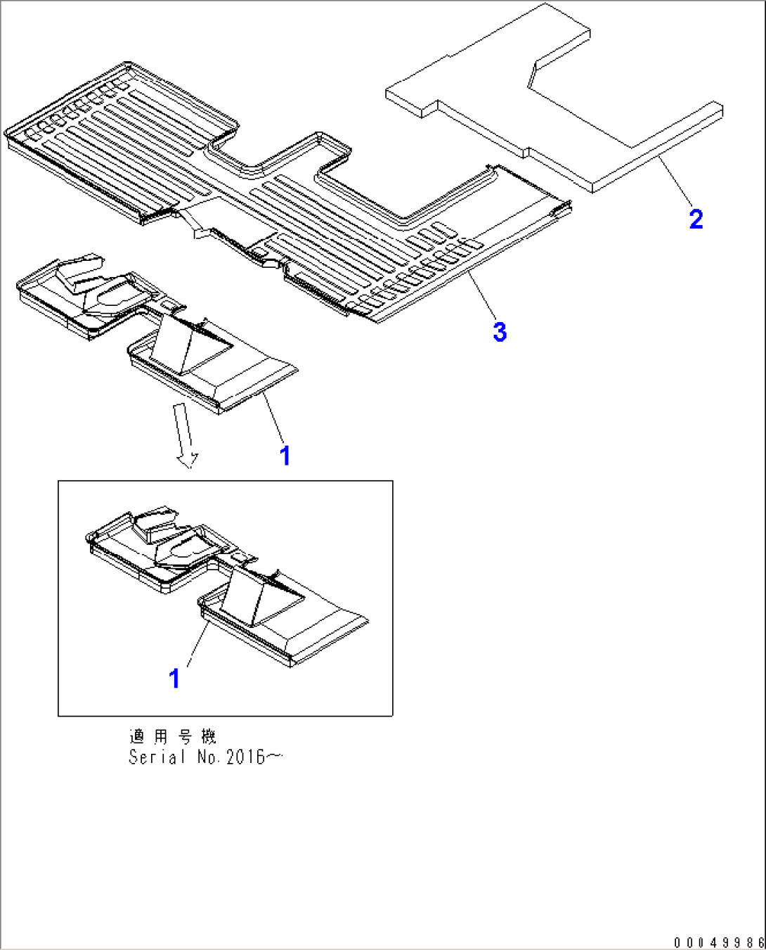 FLOOR MAT(#2001-)