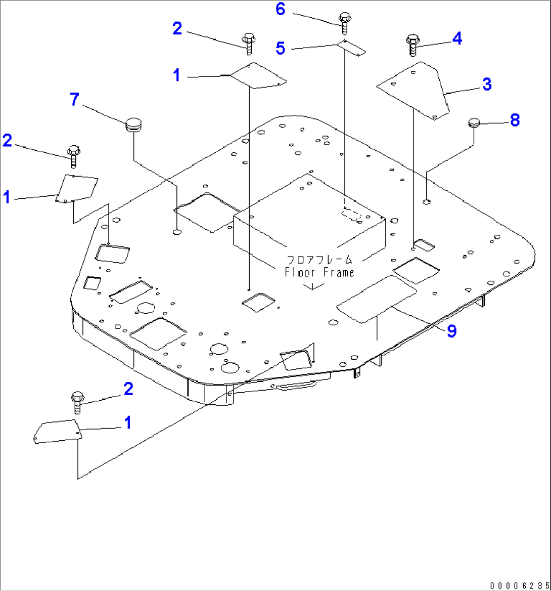 FLOOR (RELATED PARTS)(#11258-12000)