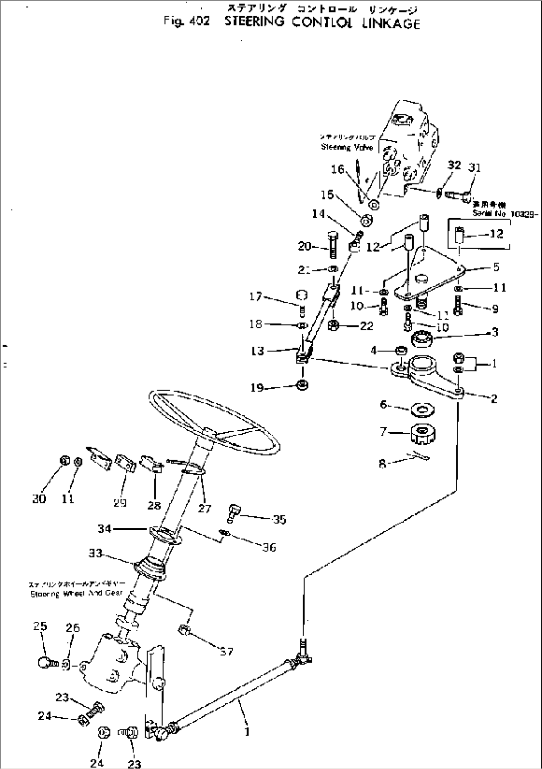 STEERING CONTROL LINKAGE(#10001-)