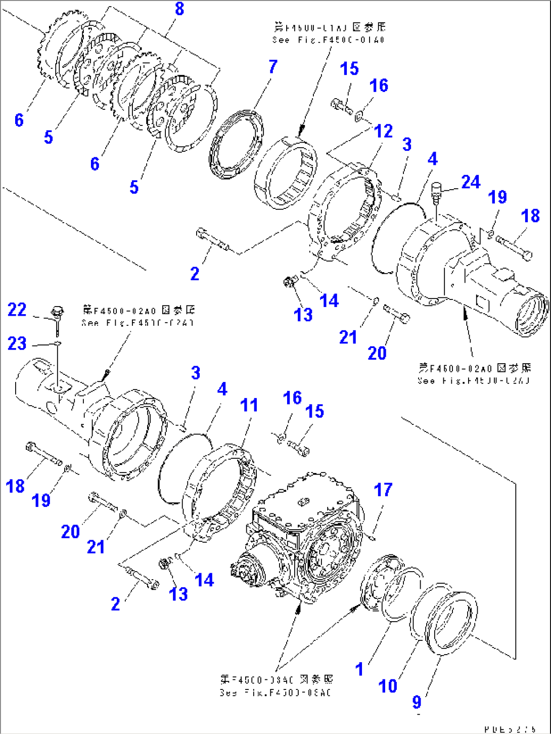 REAR AXLE (DIFFERENTIAL) (LIMITED SLIP DIFF.)(#53206-)