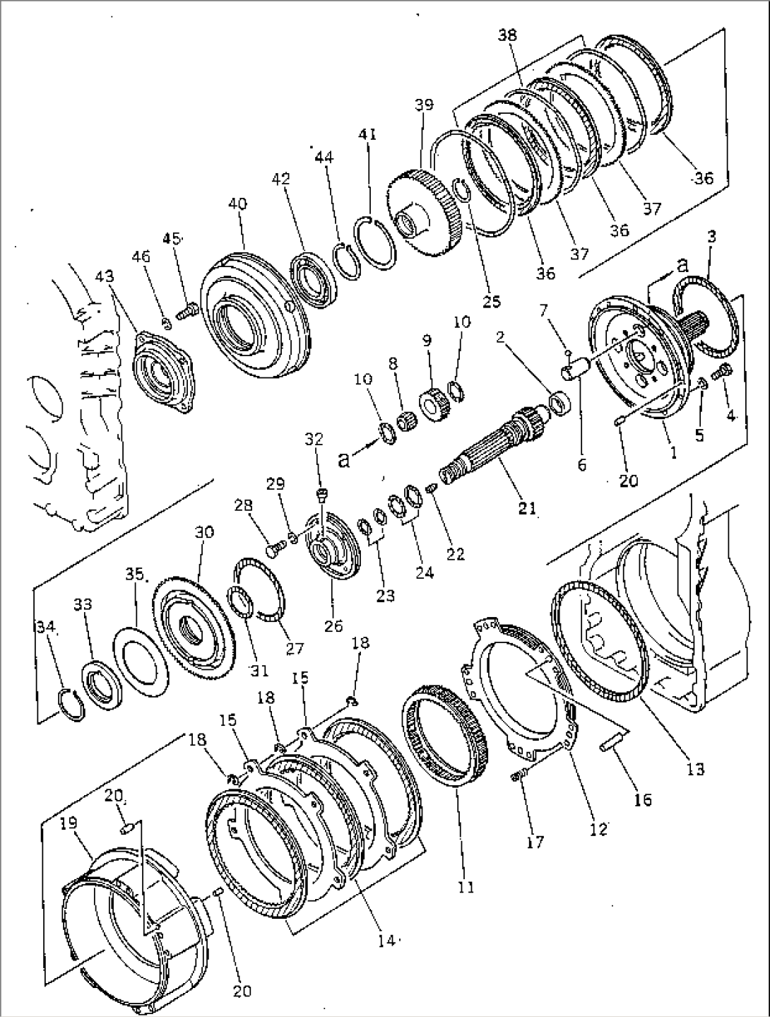 TRANSMISSION OUTPUT SHAFT