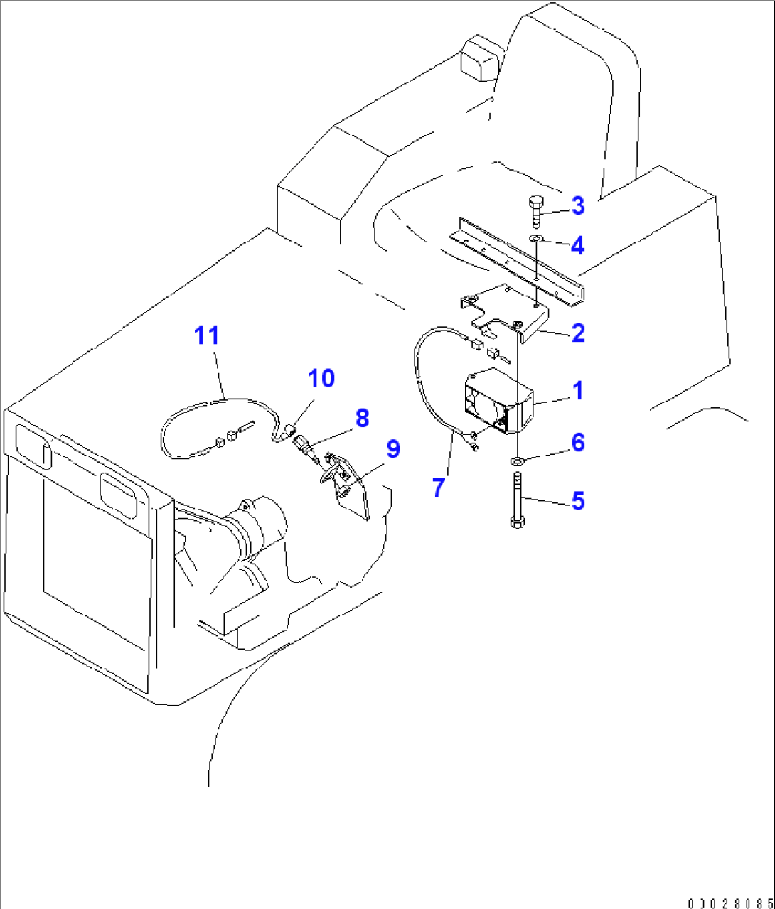 BACK-UP ALARM(#90001-)