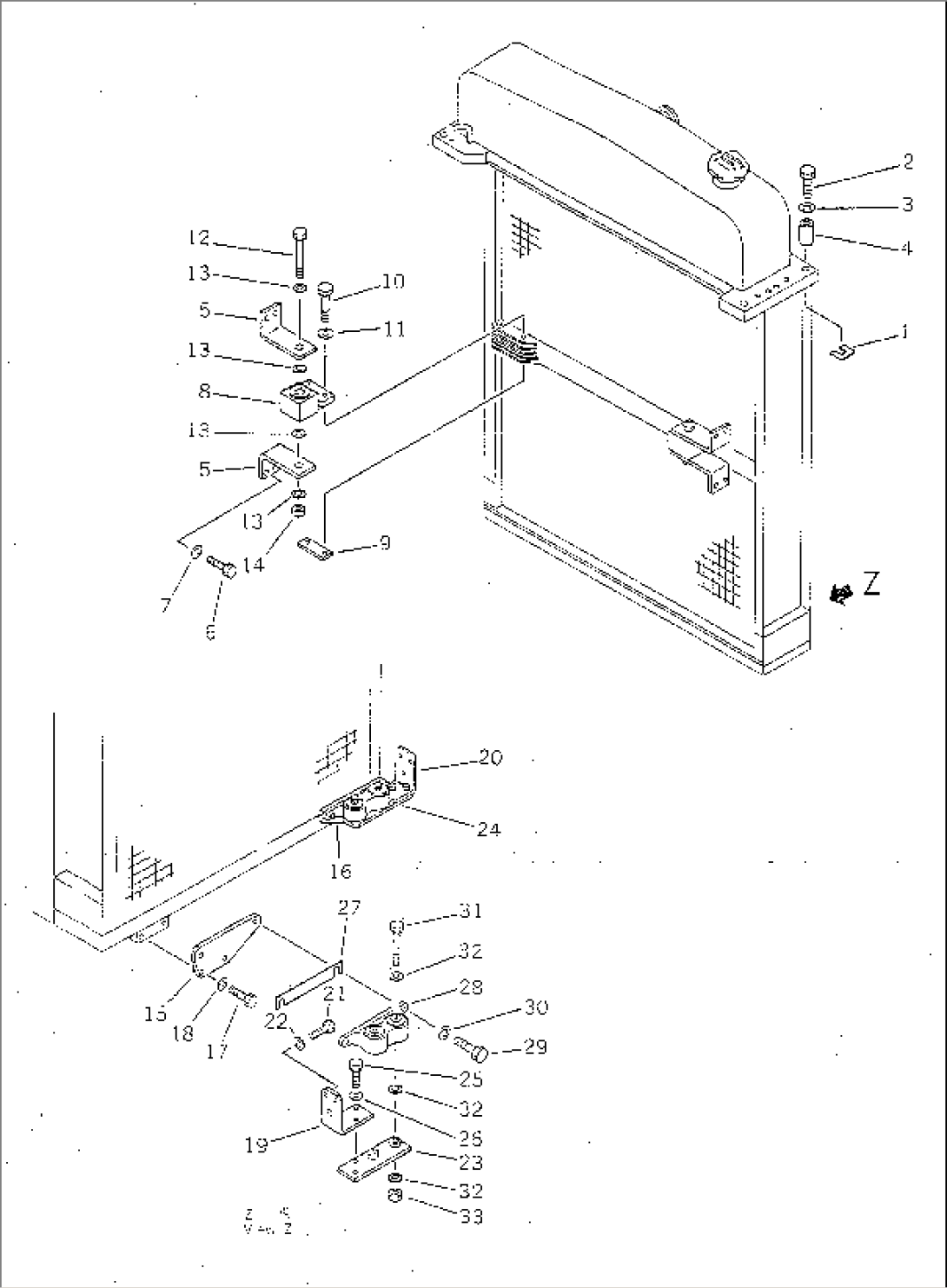 RADIATOR MOUNTING(#2257-)