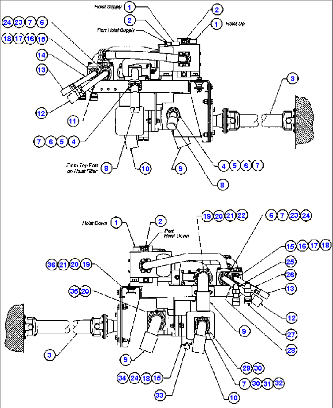 HYDRAULIC SYSTEM PIPING - 10