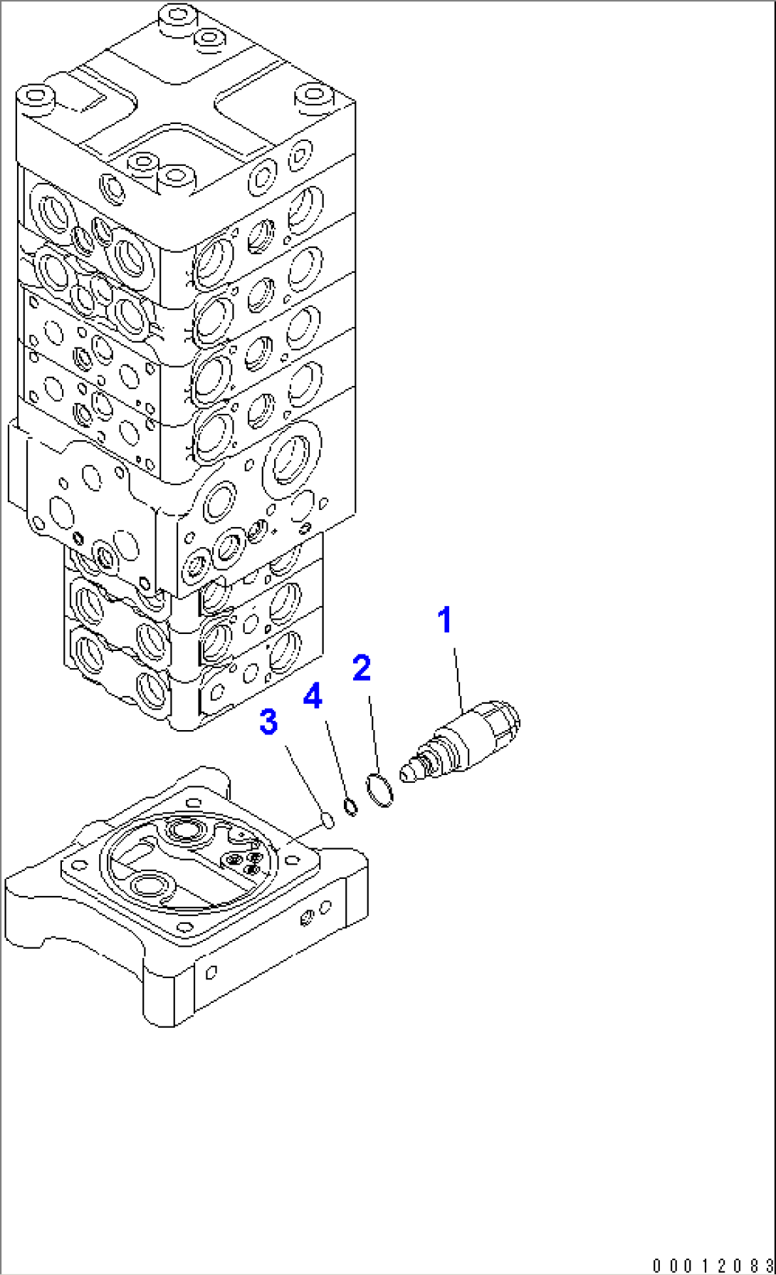 MAIN VALVE (7-VALVE) (18/29) (WITH ARM LOCK VALVE)