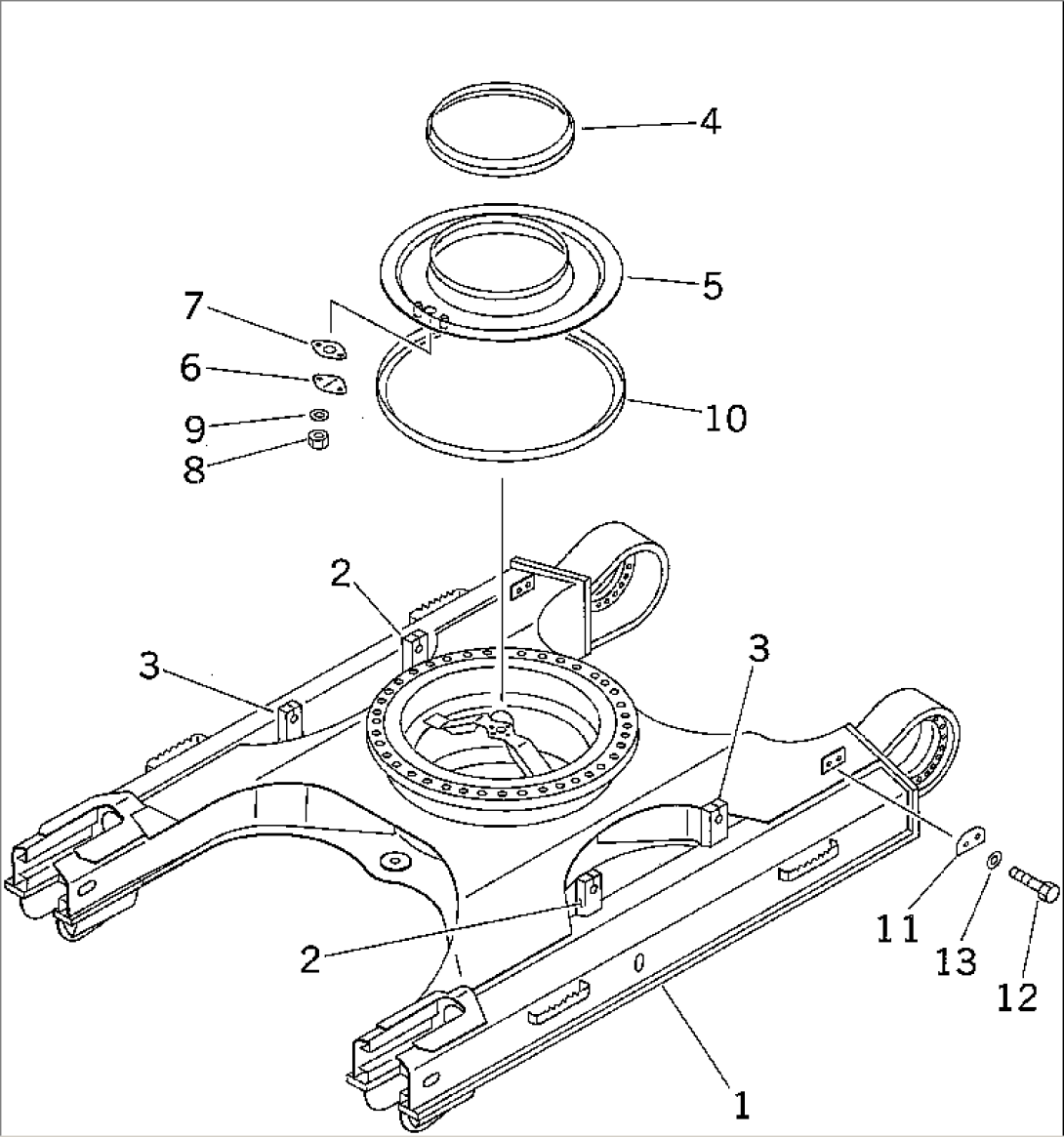 TRACK FRAME (FOR UNDER COVER)(#10233-11999)