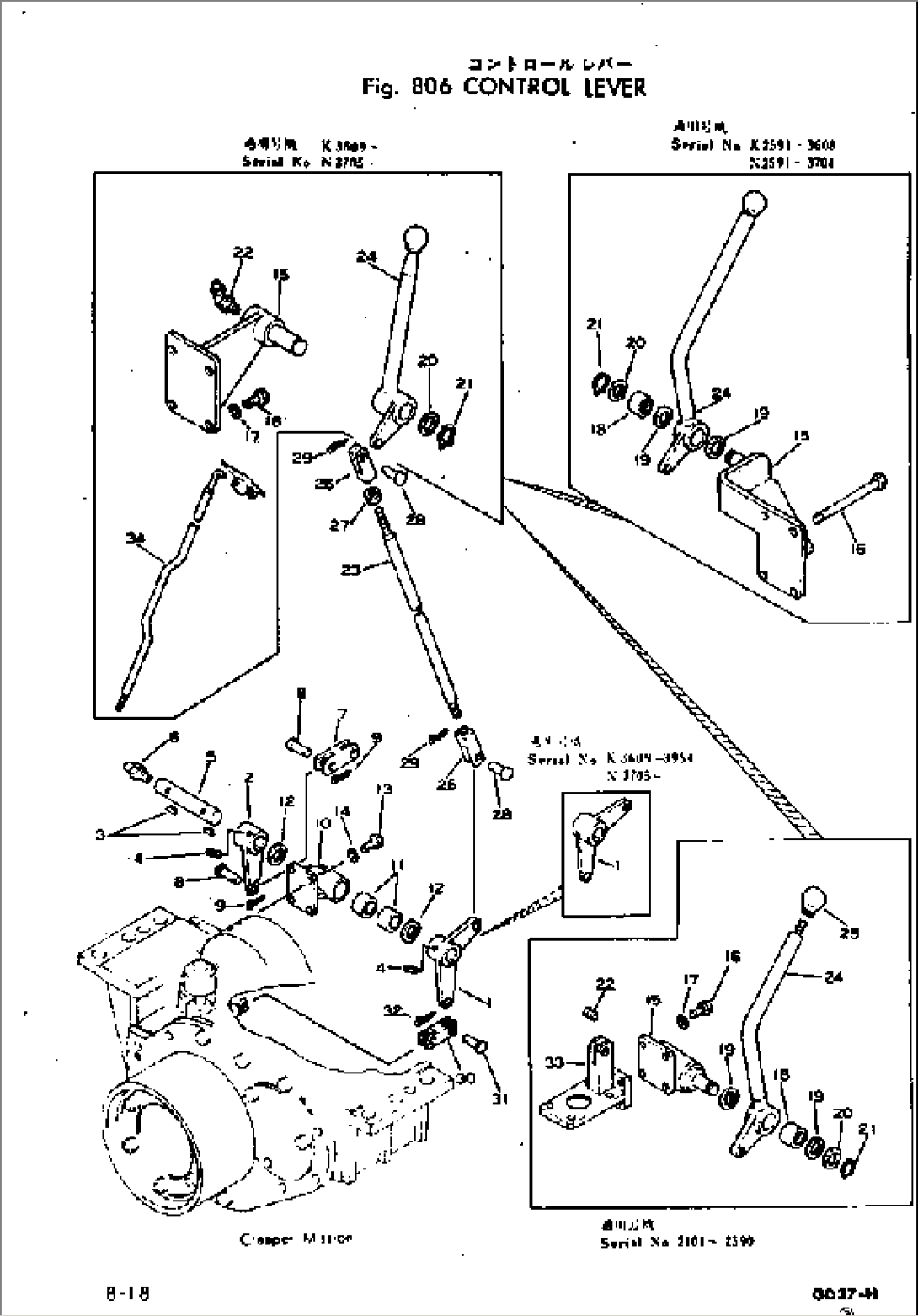 CONTROL LEVER