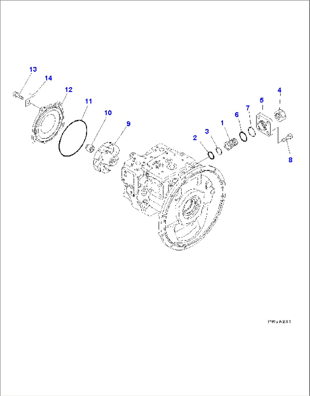 Main Piston Pump, Inner Parts (6/9)