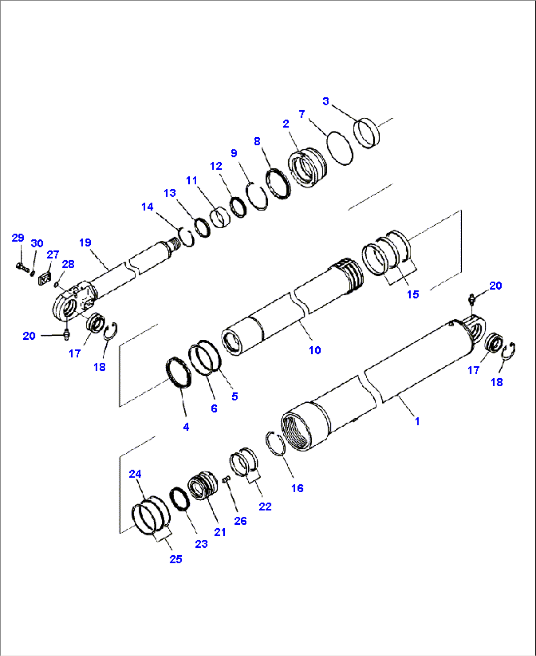 H3410-11B0 HOIST CYLINDER