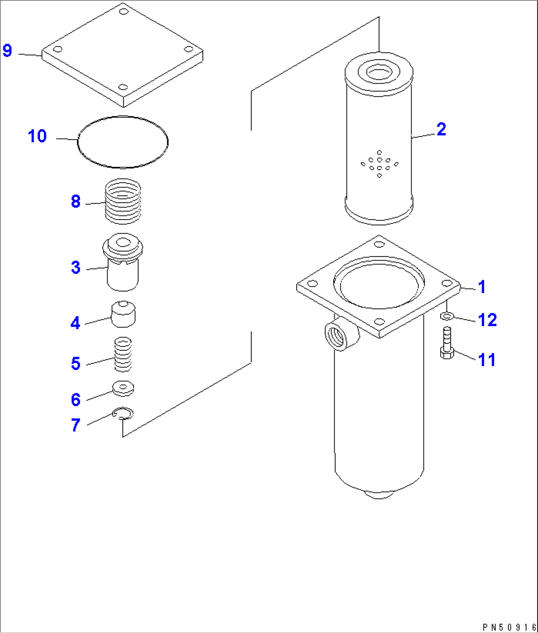 TRANSMISSION OIL FILTER(#5701-)