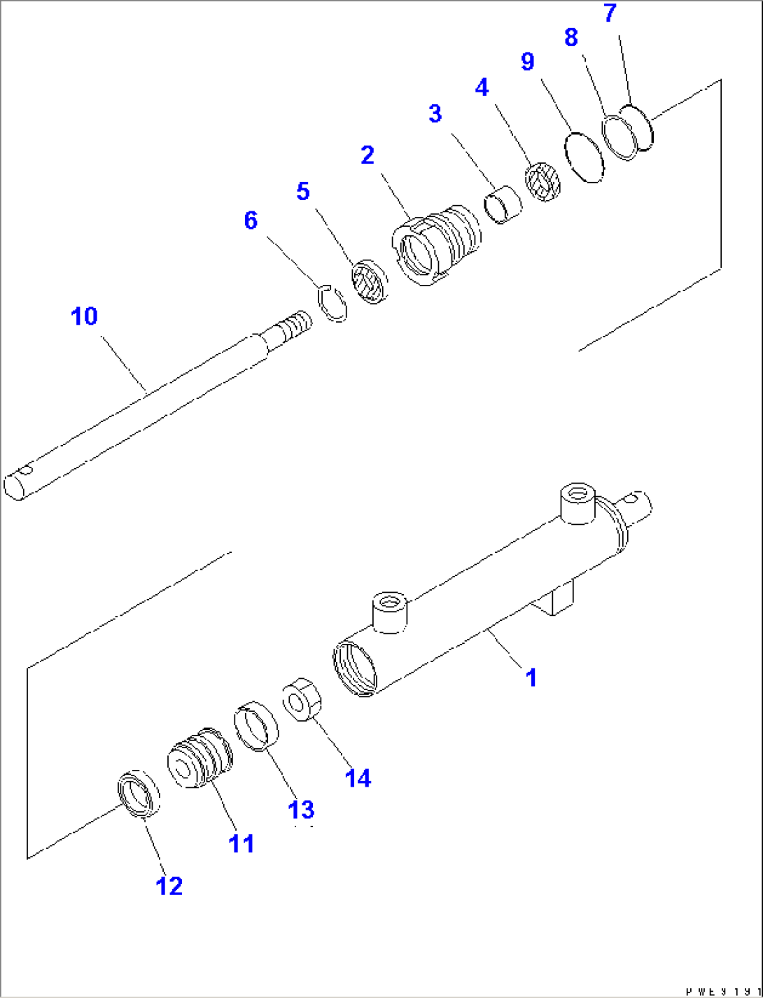 ROCK CYLINDER (INNER PARTS)