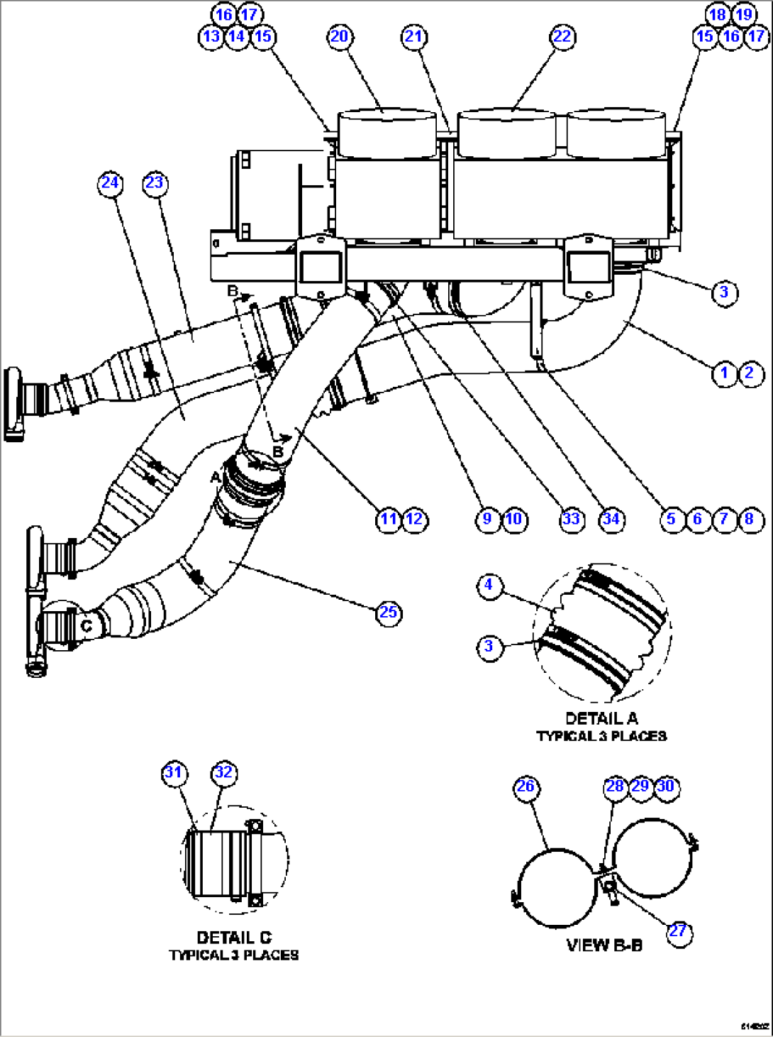 AIR CLEANER PIPING - RIGHT