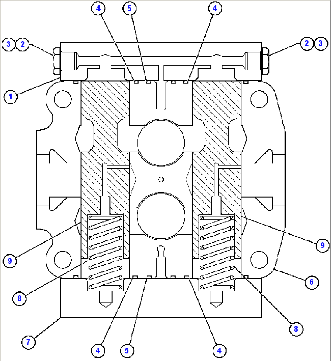SPOOL SECTION ASSEMBLY - TANK (BF3050)