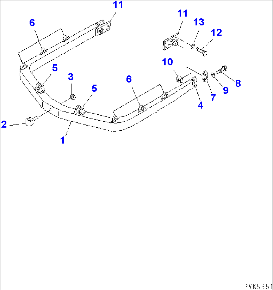 DOZER FRAME (FOR ANGLE DOZER)