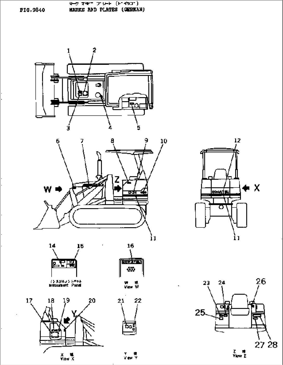 MARKS AND PLATES (FRENCH)