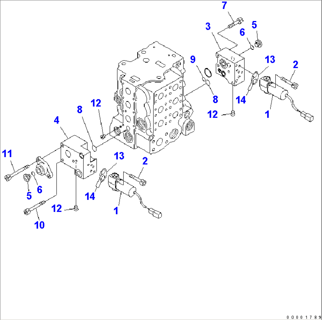 CONTROL VALVE (4-SPOOL) (4/8)