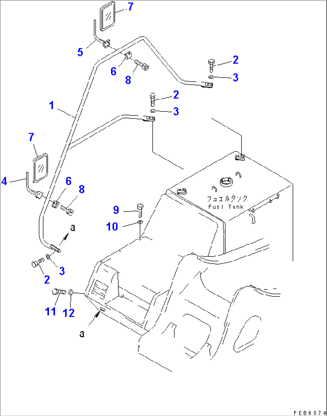 REAR VIEW MIRROW¤ R.H. (EC SPEC.)(#21535-)