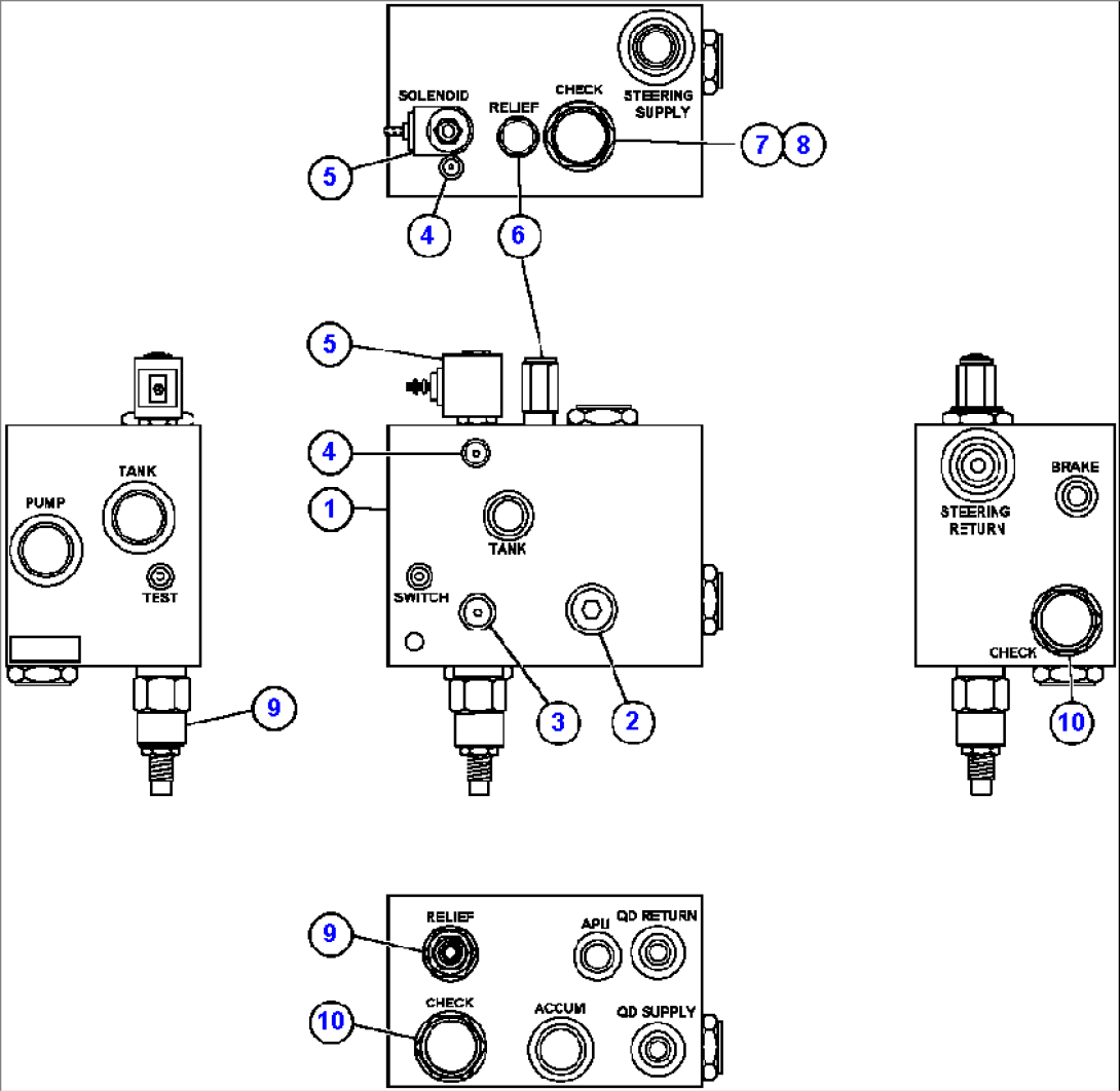 BLEEDDOWN MANIFOLD VALVE ASSM (PC0235)