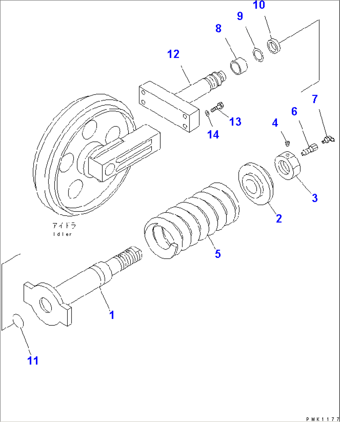 IDLER CUSHION(#1101-)