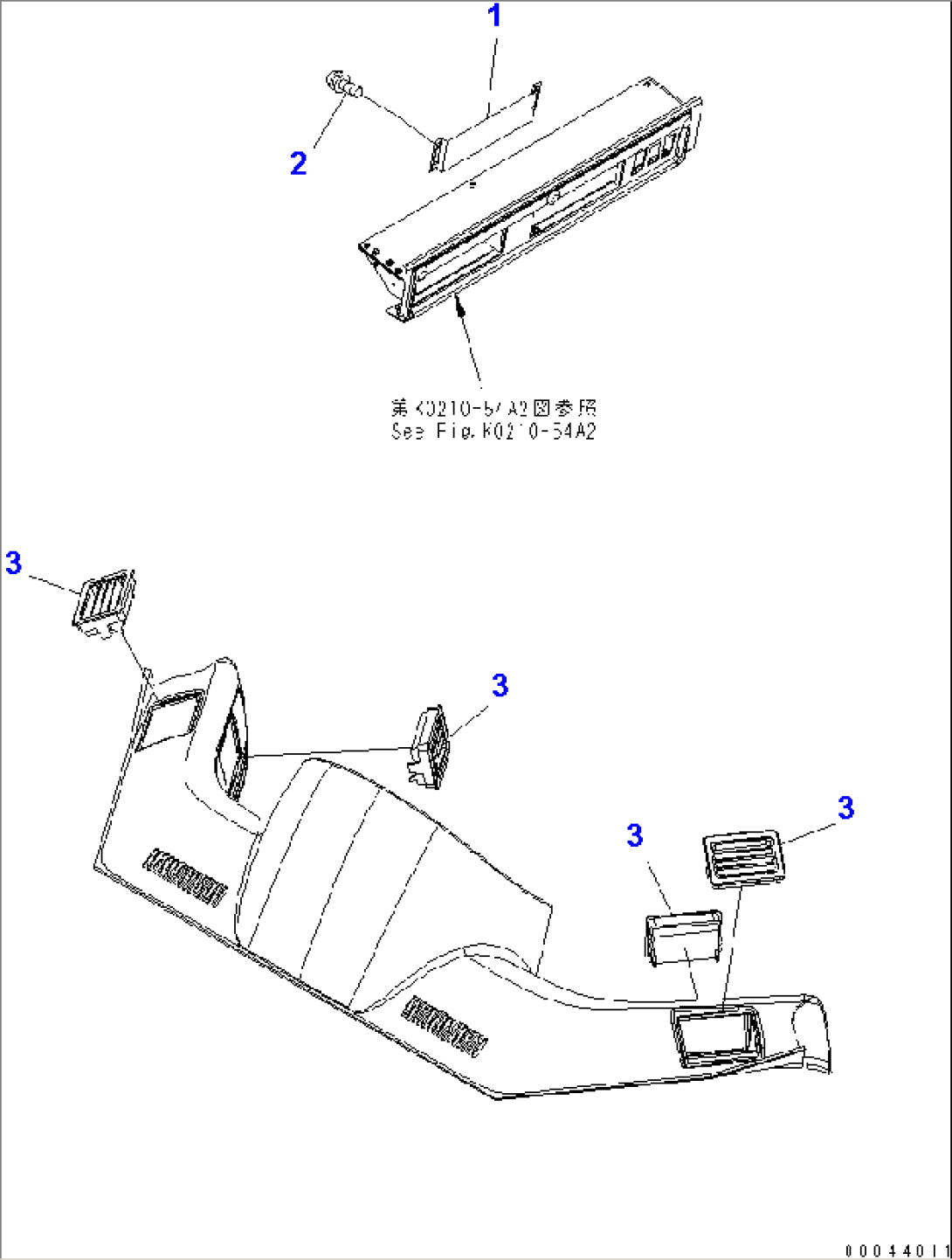 FLOOR (AIR DUCT) (AIR CONDITIONER LESS) (FOR EXCEPT JAPAN)