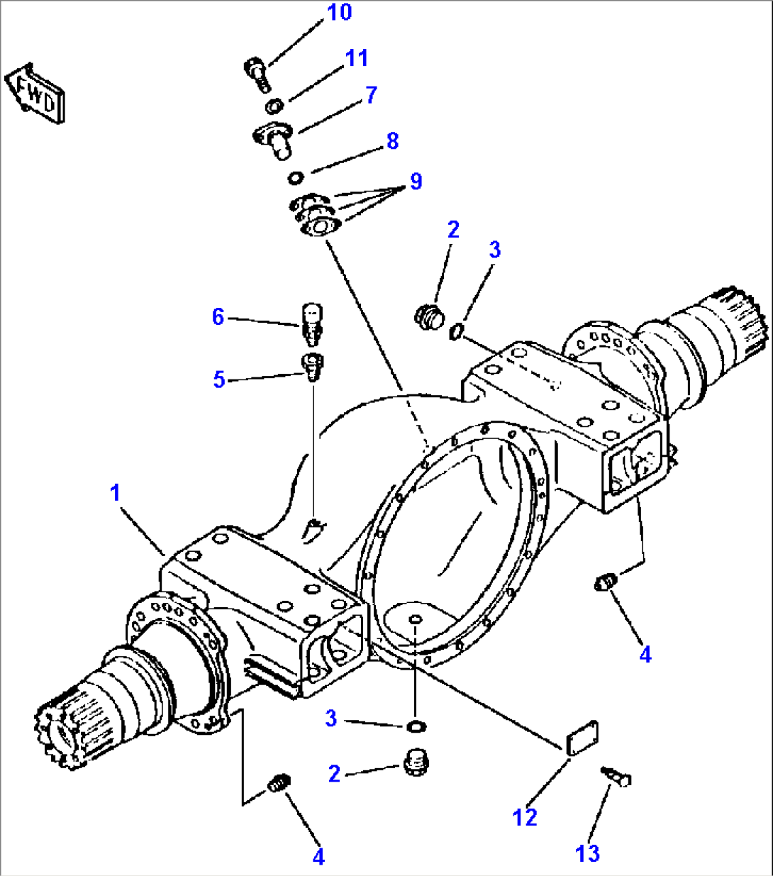 FRONT AXLE HOUSING