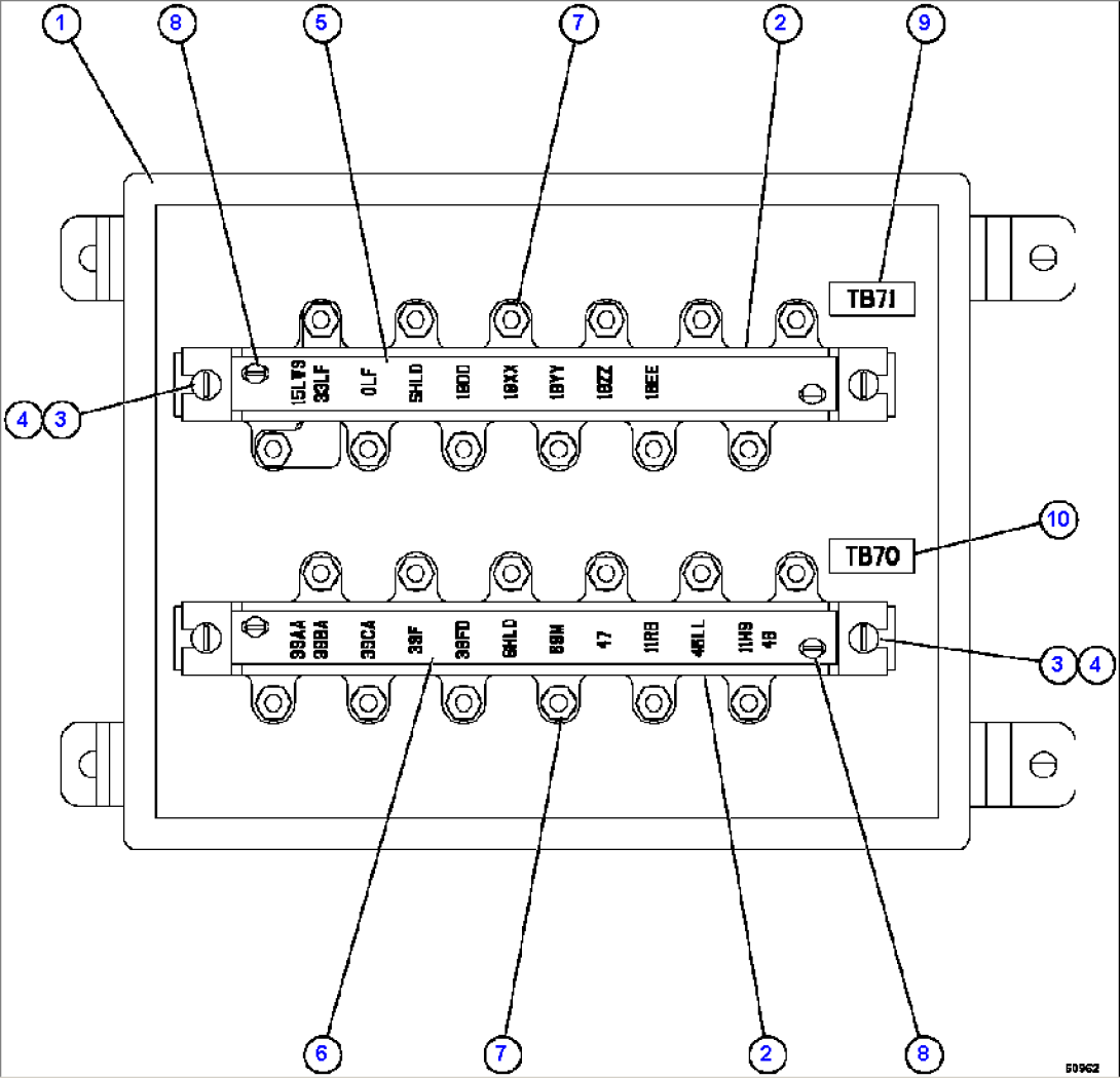 JUNCTION BOX ASSEMBLY - L.H. EK5822