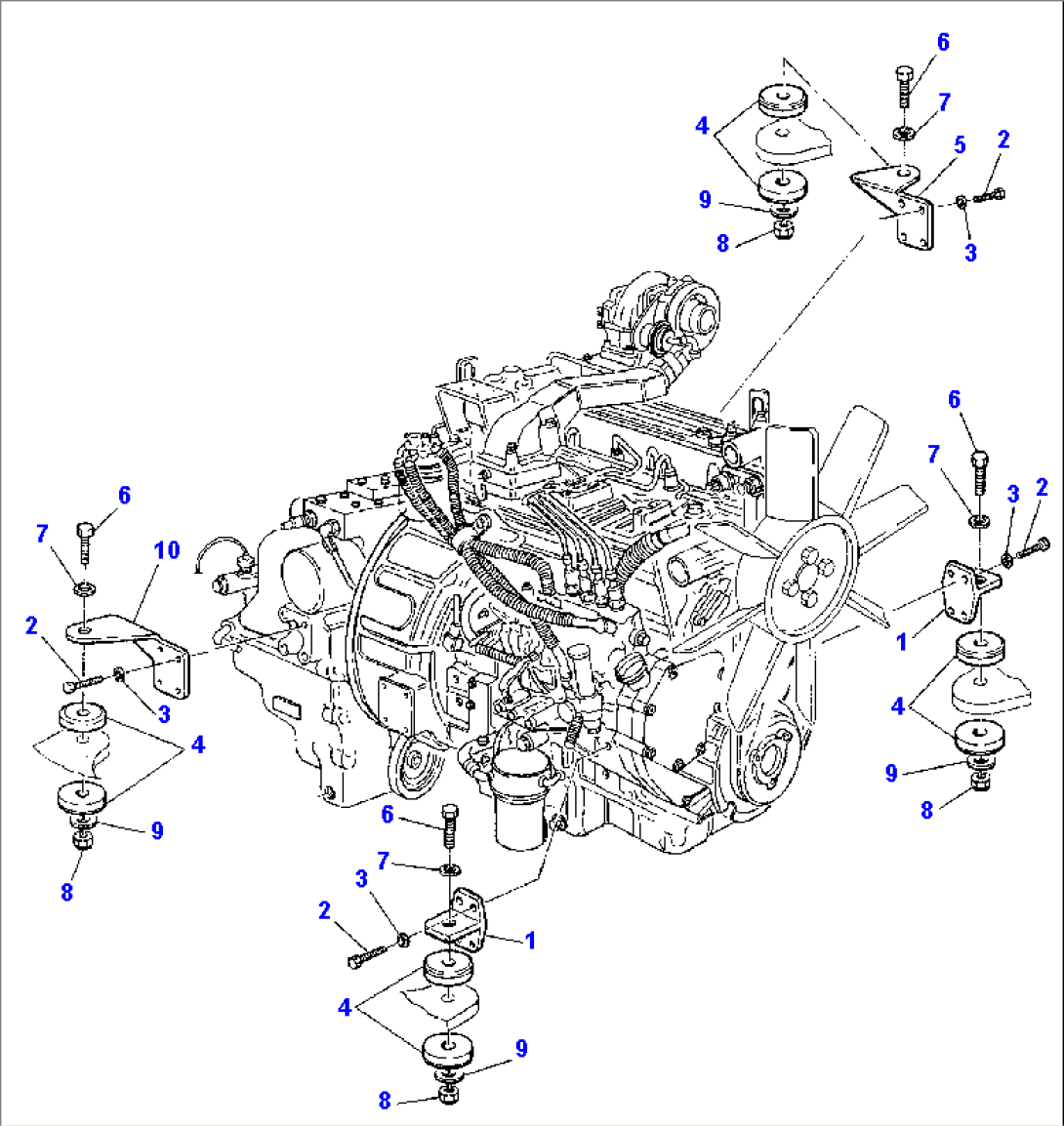 ENGINE MOUNTING PART