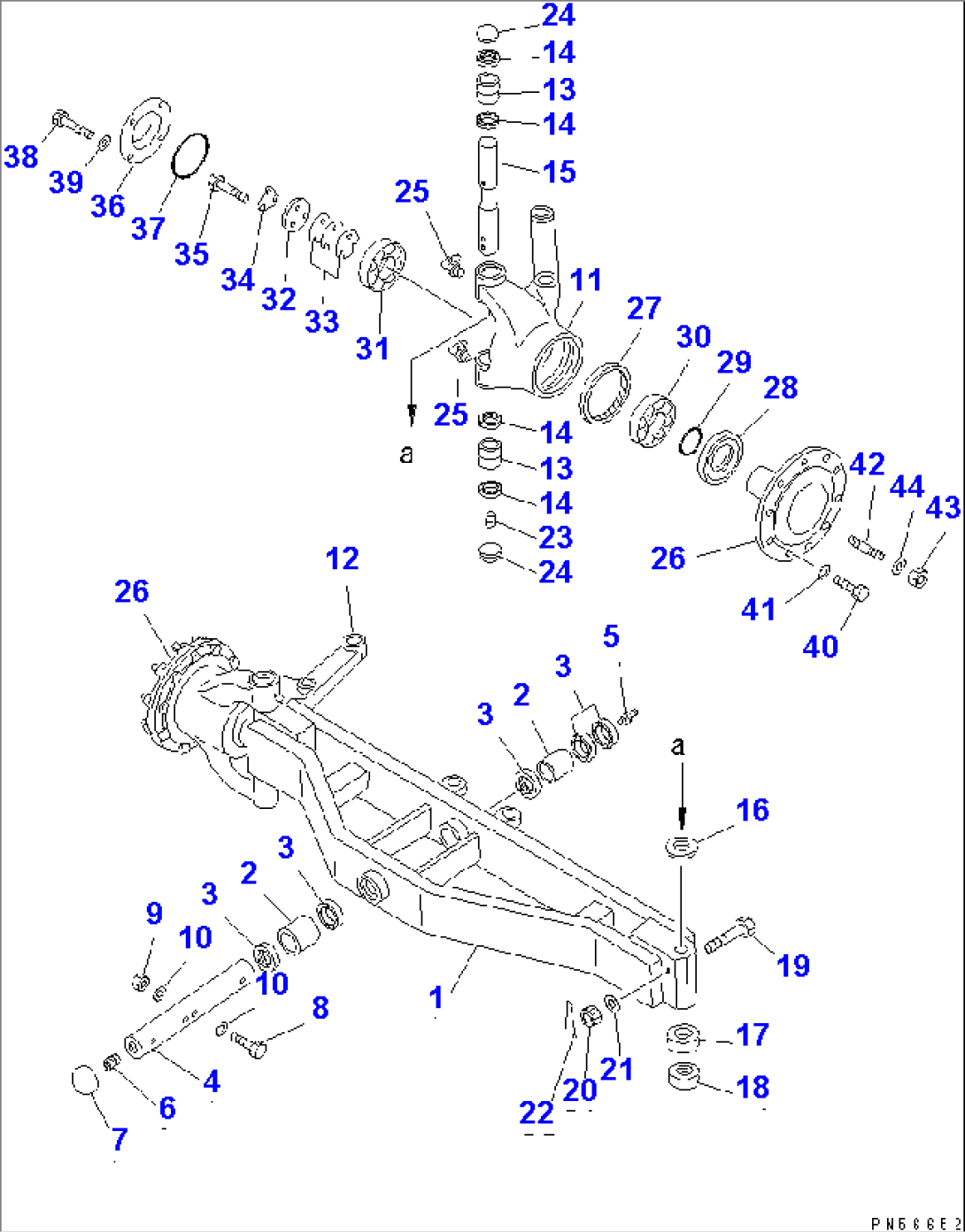 FRONT AXLE (1/2)