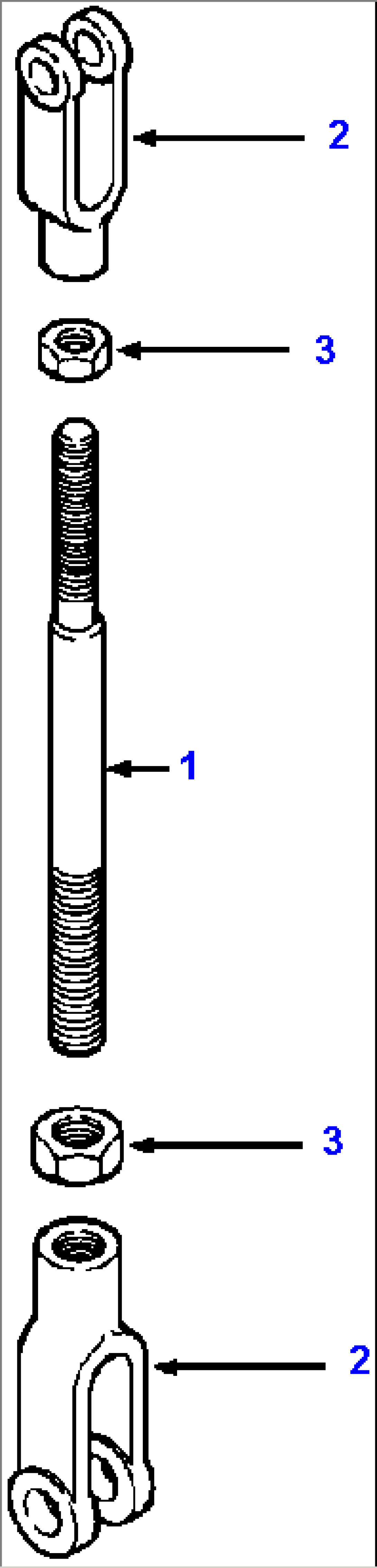 UPPER STEERING ROD