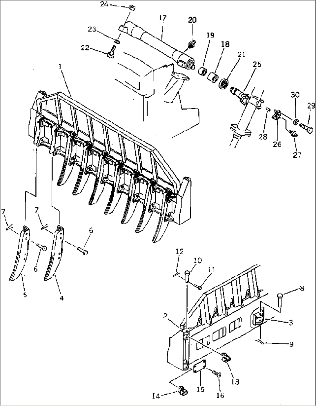 ANGLE RAKE BLADE